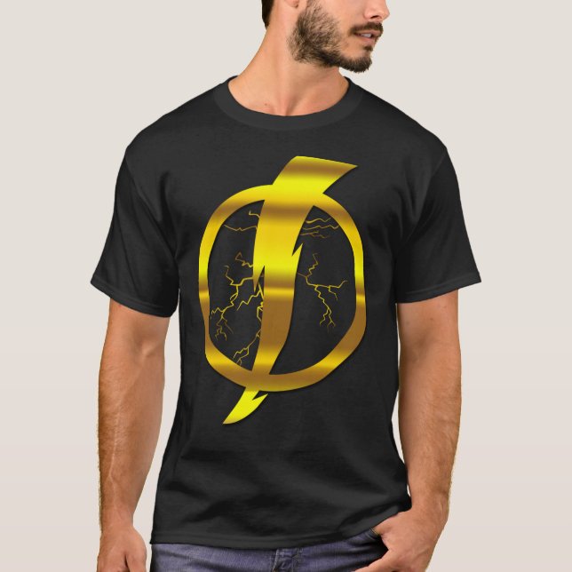 Static Shock Logo T-Shirt (Front)