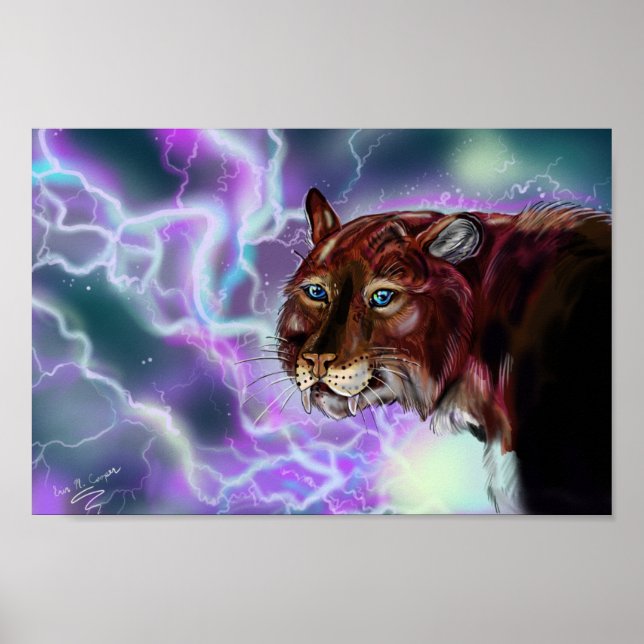 Static Storm Lighting Sabre Poster (Front)