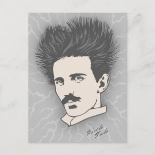 Static Tesla Postcard