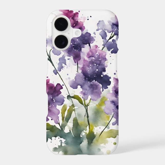 Statice - Fleurs à l'aquarelle (Verso)