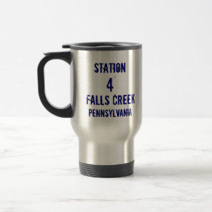 Station, 4, Falls Creek, Pennsylvania, FireRescue Travel Mug