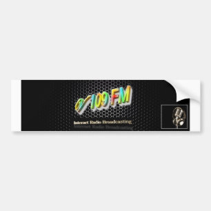 Station Banner V109 FM Bumper Sticker