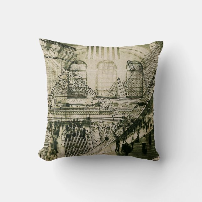 station centrale grande, coussin de lancer de NYC (Recto)