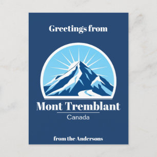 Station de ski Mont Tremblant Canada Carte postale