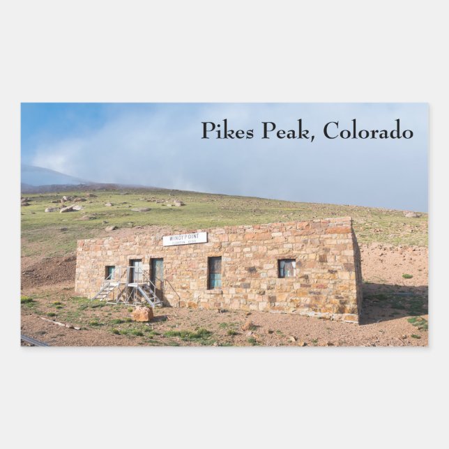 Station House at Pikes Peak Sticker (Front)
