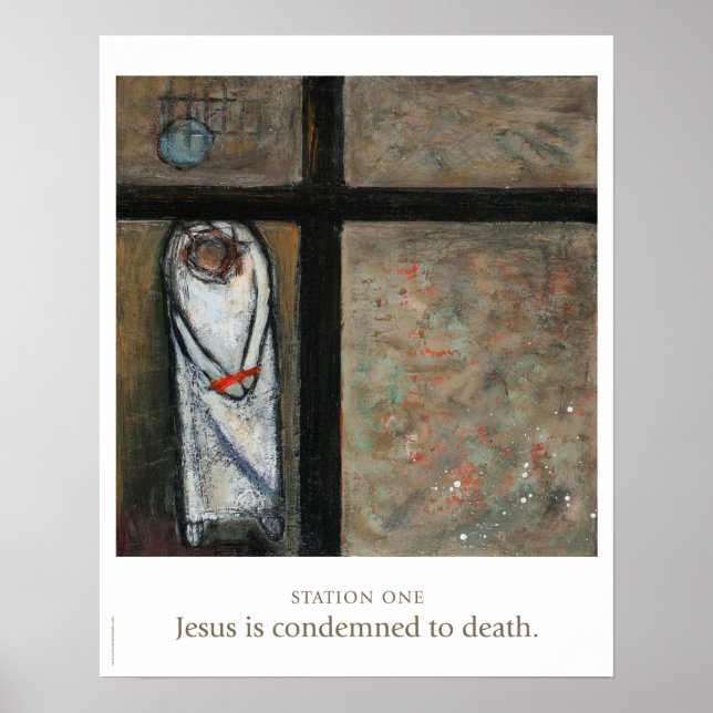 Station One: Jesus is Condemned small poster (Front)