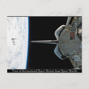 Station spatiale de la navette Carte postale