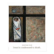 Station Un : Jésus est Condamné petit poster