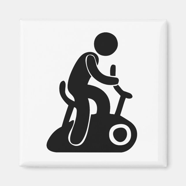 Stationary Bike Magnet (Front)