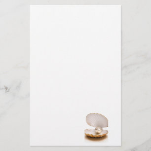 Stationary, customizable, stationary pearls stationery
