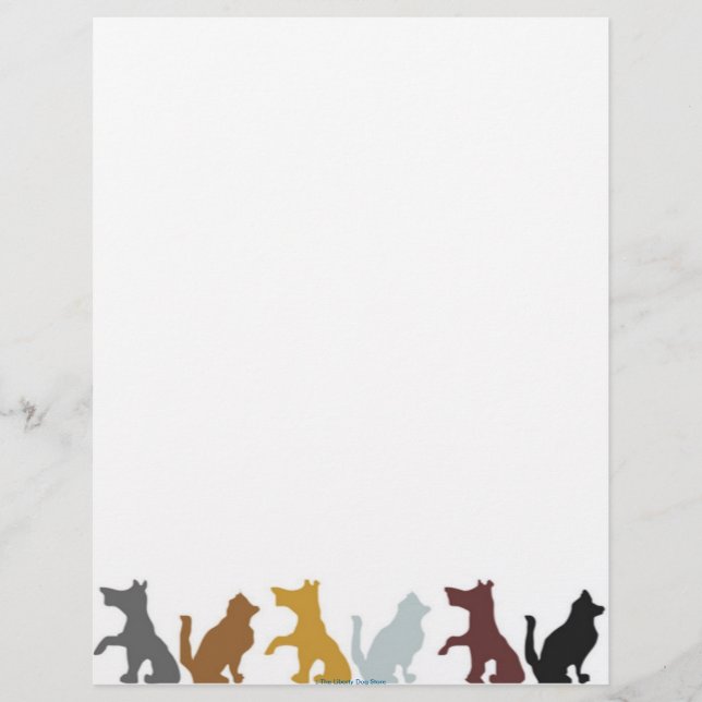 STATIONARY - DOG DESIGNER LETTERHEAD - WRITING (Front)