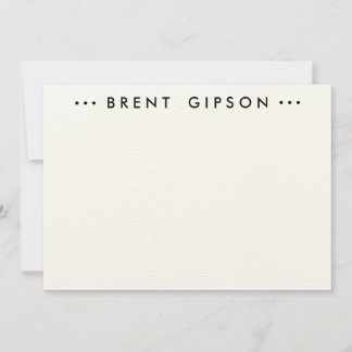 STATIONARY NOTECARD
