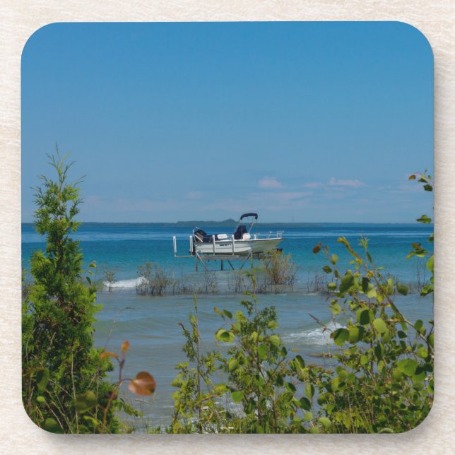 Stationed At Mackinac Coaster (Front)