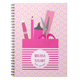 Stationeries Fille Rose Carnet photo spirale