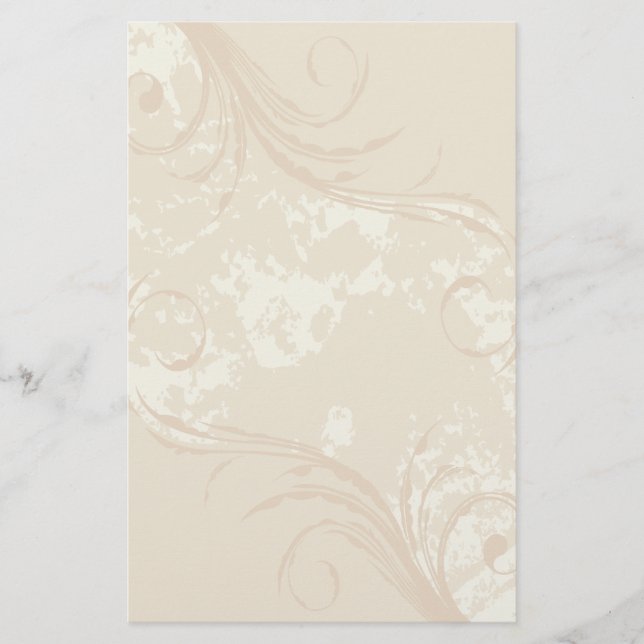 Stationery: Coffee & Cream Stationery (Front)