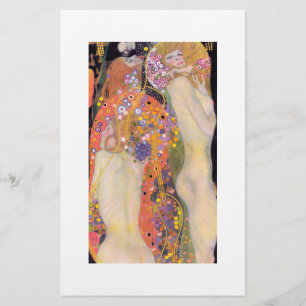 STATIONERY : GUSTAV KLIMT : WATER SERPENTS II