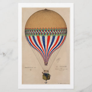 STATIONERY : VINTAGE FRENCH HOT AIR BALLOON