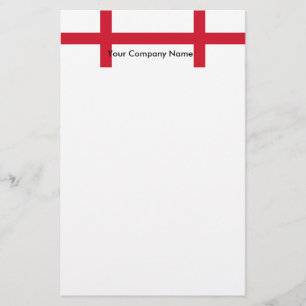 Stationery with Flag of England