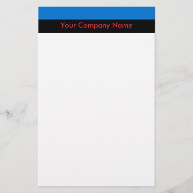 Stationery with Flag of Estonia (Front)