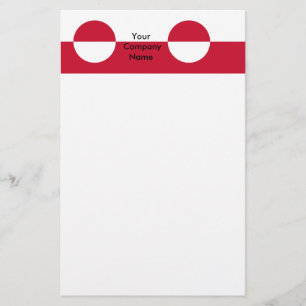 Stationery with Flag of Greenland