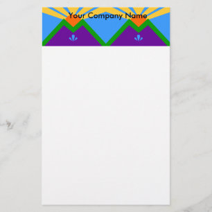Stationery with Flag of Manitou Springs