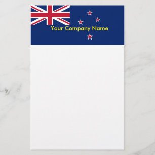 Stationery with Flag of New Zealand