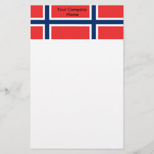 Stationery with Flag of Norway