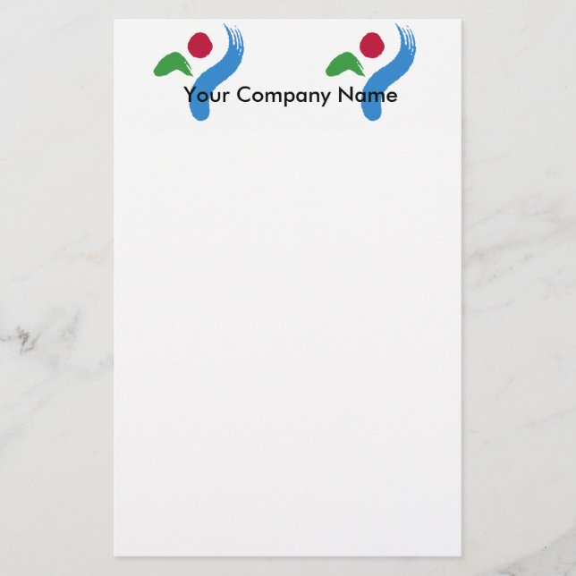 Stationery with Flag of Seoul, South Korea (Front)