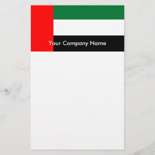Stationery with Flag of United Arab Emirates