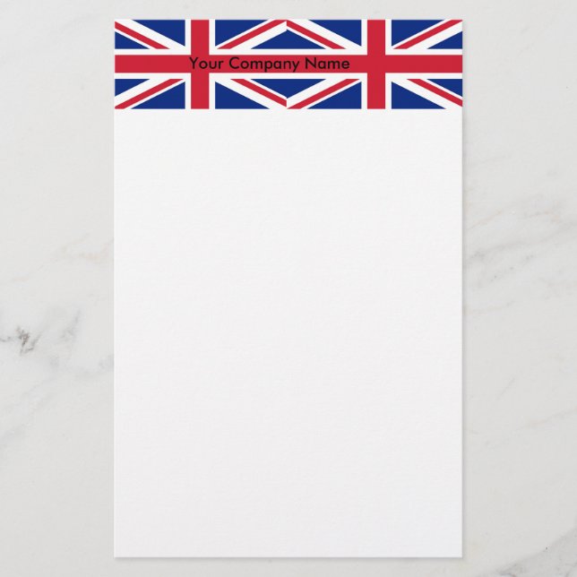 Stationery with Flag of United Kingdom (Front)