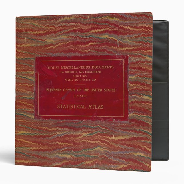 Statistical atlas United States Binder (Front/Inside)