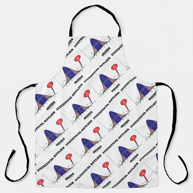 Statistical Outlier Inside You Are There Humour Apron (Front)