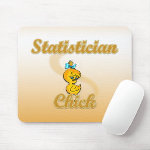 Statistician Chick Mouse Pad
