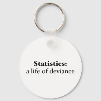 Statistics: a life of deviance keychain