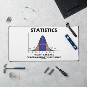 Statistics Art Science Of Formalizing Intuitive Desk Mat