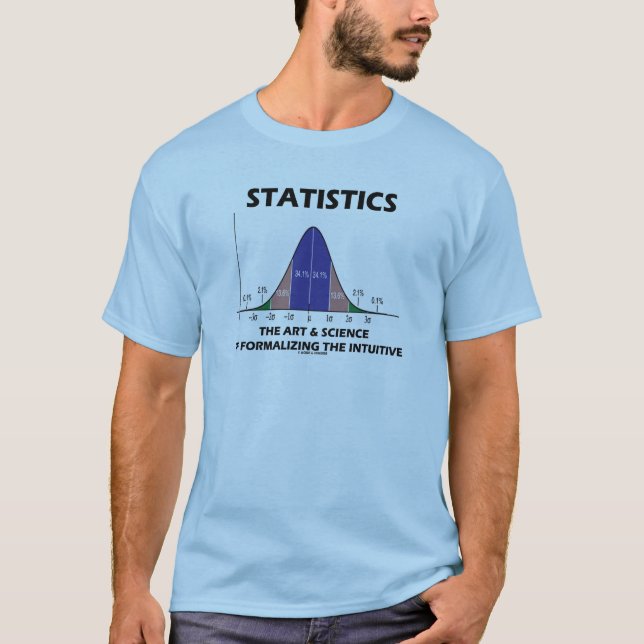 Statistics Art Science Of Formalizing Intuitive T-Shirt (Front)
