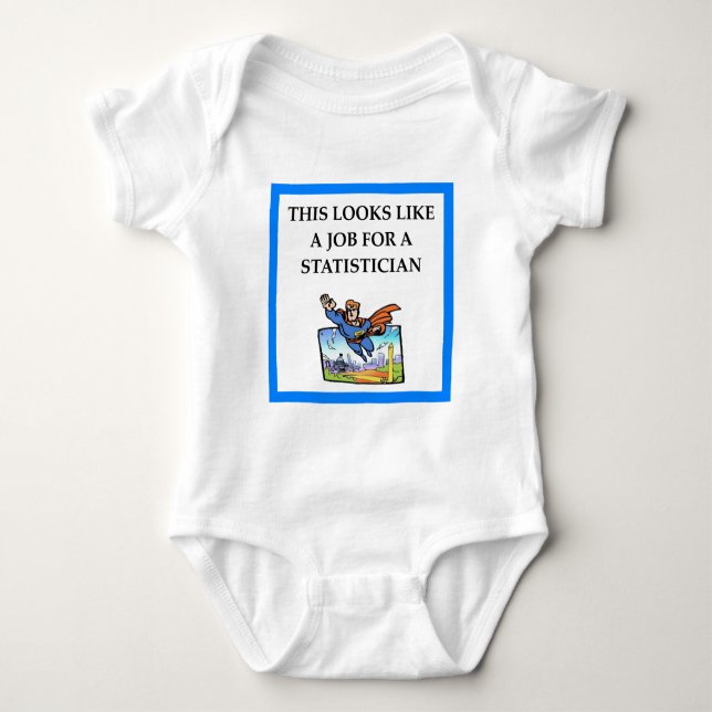 statistics baby bodysuit (Front)