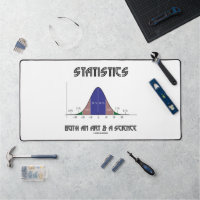 Statistics Both Art Science Bell Curve Humour Geek