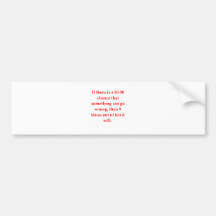 statistics bumper sticker