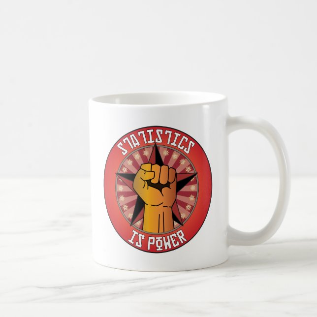 Statistics Is Power Coffee Mug (Right)