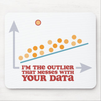 Statistics Outlier Mouse Pad