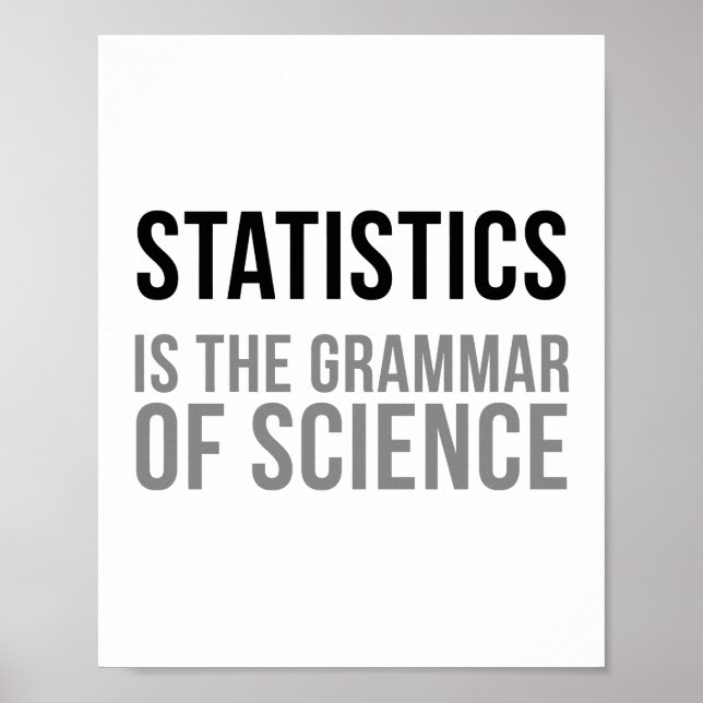 Statistics Quotes Poster (Front)