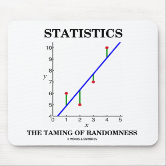 Statistics The Taming Of Randomness Stats Humour Mouse Pad