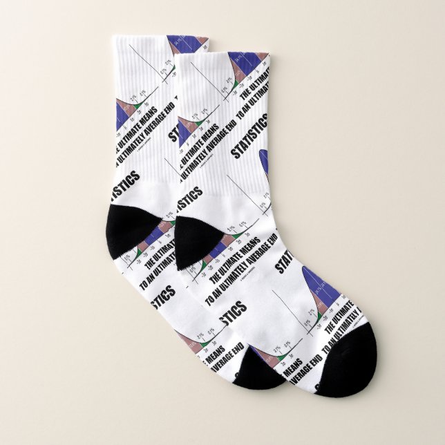 Statistics Ultimate Means Ultimately Average End Socks (Pair)