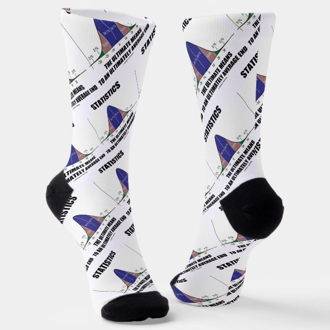 Statistics Ultimate Means Ultimately Average End Socks (Angled)