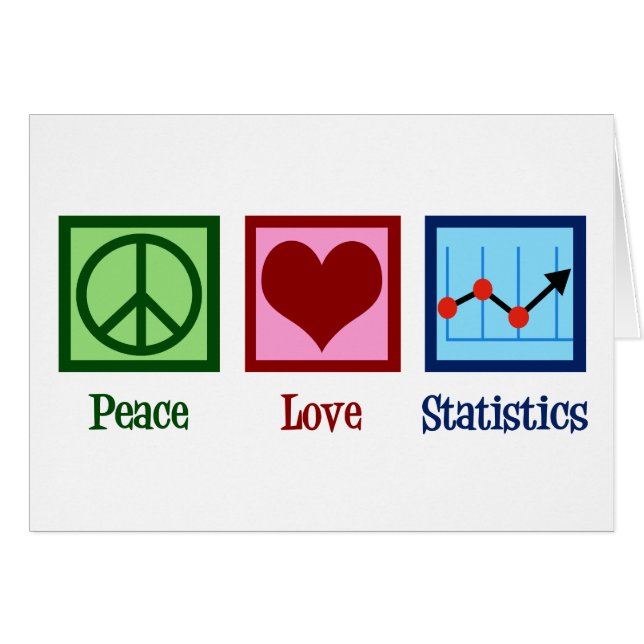 Statistiques d'amour de paix (Devant horizontal)