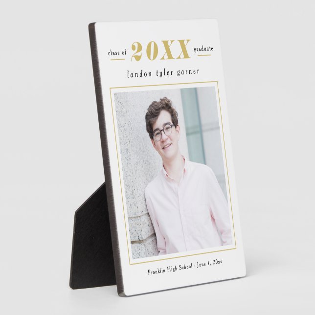 Statistiques simples Plaque de graduation de coule (Côté)