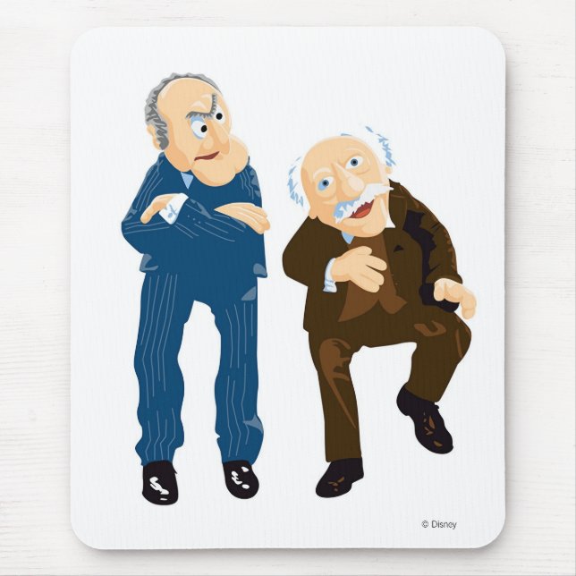 Statler and Waldorf Disney Mouse Pad (Front)