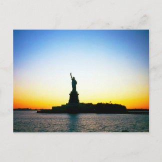 "Statue carte postale de liberté"