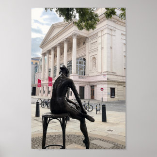 Statue de Ballerina, Covent Garden, Londres Poster